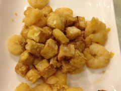 菌菇焗虾仁-金百万烤鸭店(马甸店)