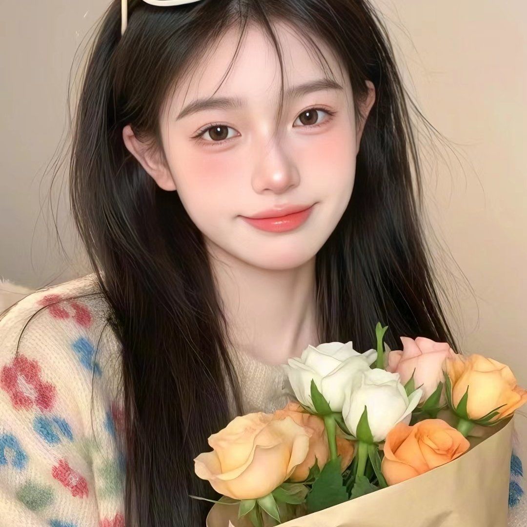 清新简约女头像