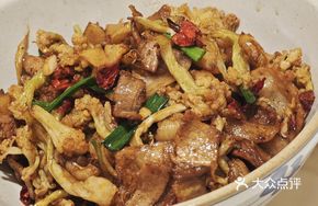 Dried Flower Cabbage with Pork Belly