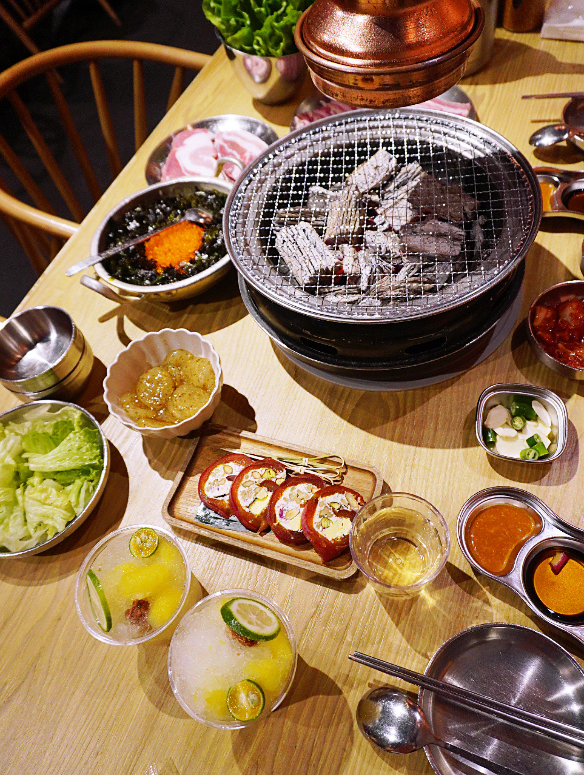 今天的烤肉吃货日记—延边双门洞·炭火烤肉