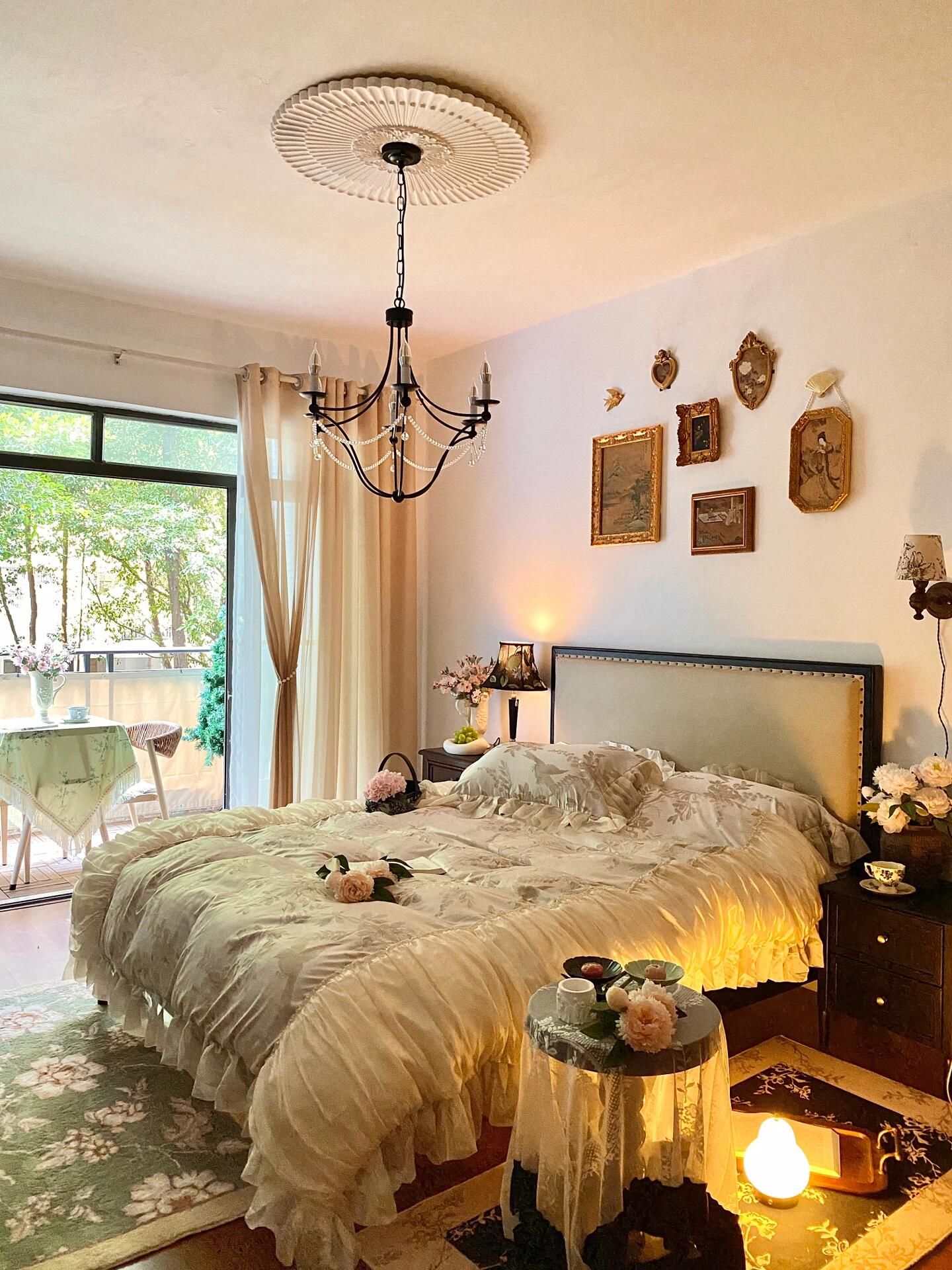 美式复古小卧室