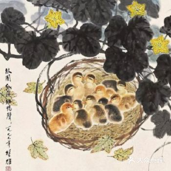 可爱的小兔子跑到画里来啦