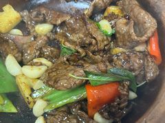 生啫九层塔牛肉-天宝食坊·啫啫煲大排档(西华路店)
