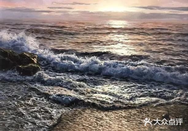 📷神奇的硅质颜料海景画