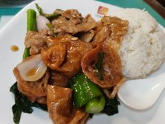 面筋炒肉片饭-烧鹅濑(西华路店)