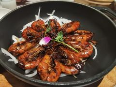 黑白胡椒虾-金椰壳· 大厨新加坡菜(壹方城店)