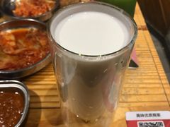 暖心椰奶-青瓦炭韩潮烤肉(花园道店)