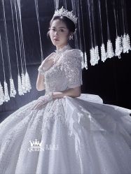 点击看大图 -艾拉·女王婚纱礼服馆