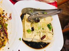 炝泼葱油豆腐-西贝(吴江路湟普汇店)