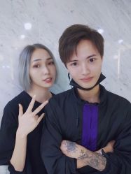点击看大图 -3AM HAIR SALON染发接发