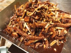 韭菜蘑菇爆猪肝-弄堂里(西溪龙湖天街店)