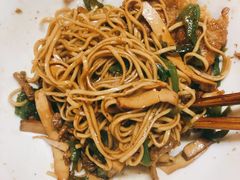 青椒干子肉丝干拌面-高邮面馆(明瓦廊店)
