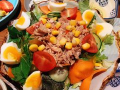 金枪鱼溏心蛋蔬菜沙拉-二丁目食堂(铁西万象汇店)