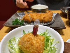 酥炸猪肉裹温泉蛋-胜博殿日式炸猪排(西红门店)