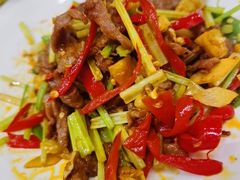 泡椒炒牛肉-宁夏国强手抓羊肉·清真菜(未央路凤三店)