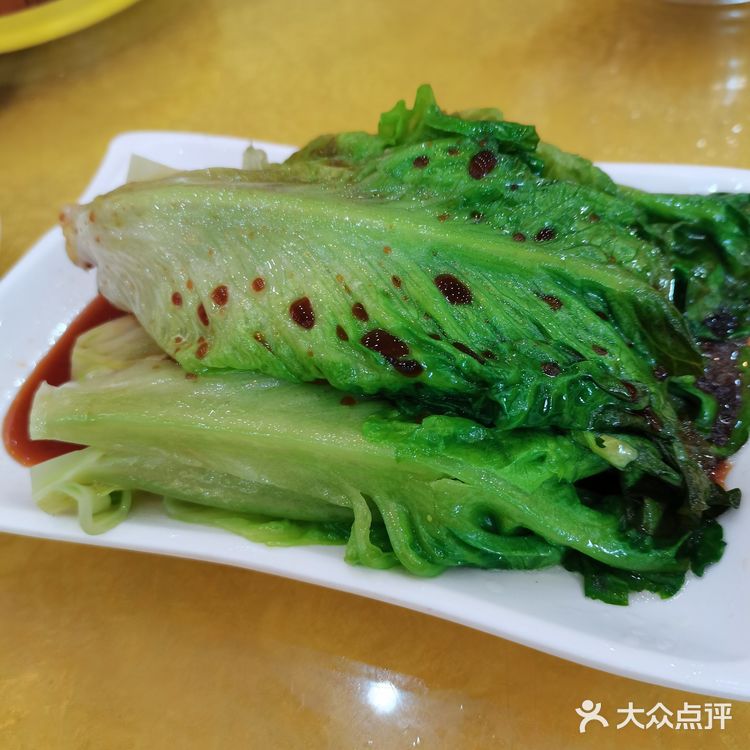 大堂楼层空间够高，大，空气好，坐得舒服「水晶鲜虾饺」