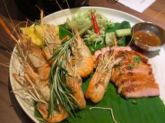 碳烧猪颈肉拼大虾-星叶·东南亚料理(宁波万象汇店)