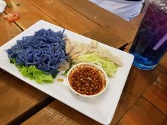 -蝶豆花蓝面条