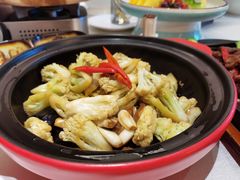 砂煲有机花菜-口味堂(惠济路店)