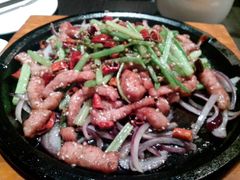 干煸牛肉丝-老牌坊•鲁菜名店•地道济南菜(大观园商埠店)