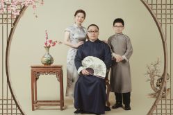 -时光纪亲子全家福照相馆(静安店母女写真父母纪念照)