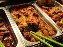 烤鳗鱼、金针菇牛肉卷、梅汁鸡块-松子料理(亮马桥店)