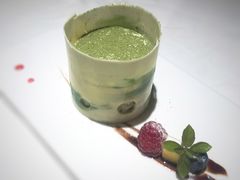 抹茶慕斯-橘洲1910花园江景西餐厅