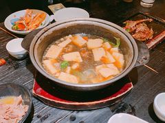 豆腐牛肉火锅-万鱼亭·鹤家日本料理(南通青年中路店)