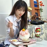 北京798｜听说jk甜妹和pupu刨冰🍧更搭哦