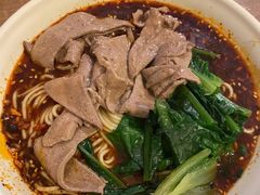 切得很薄的猪肝-老家猪肝面(石油路店)