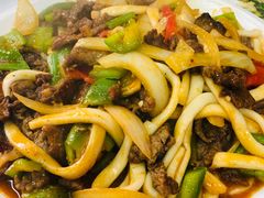 爆炒牛犊肉-清真·伊清阁餐厅