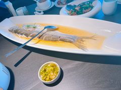 鸡汁葱油蒸大湖白鱼-湖里春风·淮扬菜(丽泽天街店)