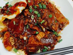 红烧熏鱼面-梧桐面馆桐乡阿能面店(印象城店)