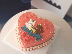 6英寸复古风动物奶油蛋糕-艾加柒克蛋糕茶歇甜品台(春熙路店)