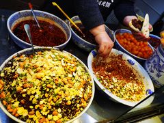 -清真马乐贝腊牛肉蛋黄菜夹馍(马蓉洒金桥店)