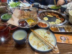 -明洞阿姨·韩式酱蟹烤肉·创意料理(三元桥店)