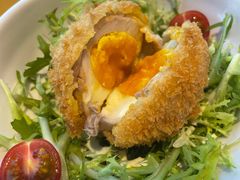 酥炸猪肉裹温泉蛋-胜博殿日式炸猪排(西红门店)