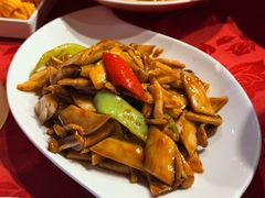 葱油爆菌菇-正阳门饭庄·烤鸭·北京菜(万丰路七里庄店)