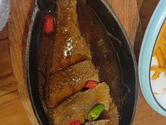 -东来菜馆•手抓海鲜家常菜•海鲜锅贴(鸽子窝店)