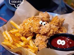 甜辣炸鸡块-山·烤辣鸡韩国料理(西溪路店)