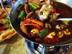 辣酒煮花螺-崖口红树林海鲜餐厅