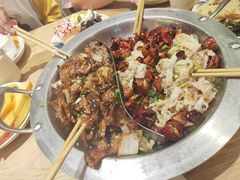 小鱼小牛组合锅-小鱼小牛·鱼牛干锅·脆鱼火锅(世欧广场店)