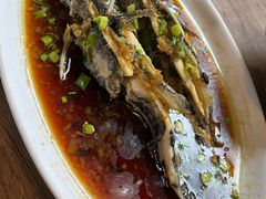 酱椒蒸翁公鱼-漫渡庄绿岛花园•隐世庭园菜(滨湖店)
