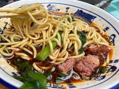 红烧牛肉面-素椒杂酱面(油篓街店)