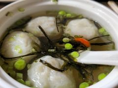 开海紫菜甜豆鱼丸汤-民族饭店-四季餐厅