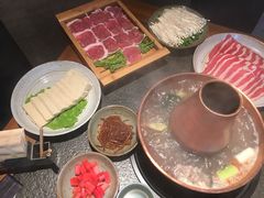 现切鲜羊上脑-老墙根涮肉·铜锅·烧烤(欢乐谷·王四营店)
