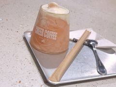 蜜桃酸酪冰沙-之悦咖啡馆(新星宇·之洲店)