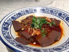 辣子蒜羊血-汉唐宴长安食府