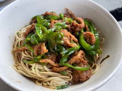 青椒肉丝盖浇面-花园茶楼(兴城西路店)