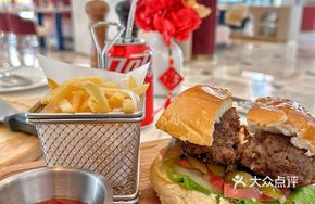 M3 Beef Double Cheese Burger with Fries